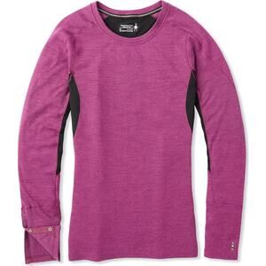 SMARTWOOL Women’s Purple Sport 250 Fitted Long Sleeve Tee XS Extra Small